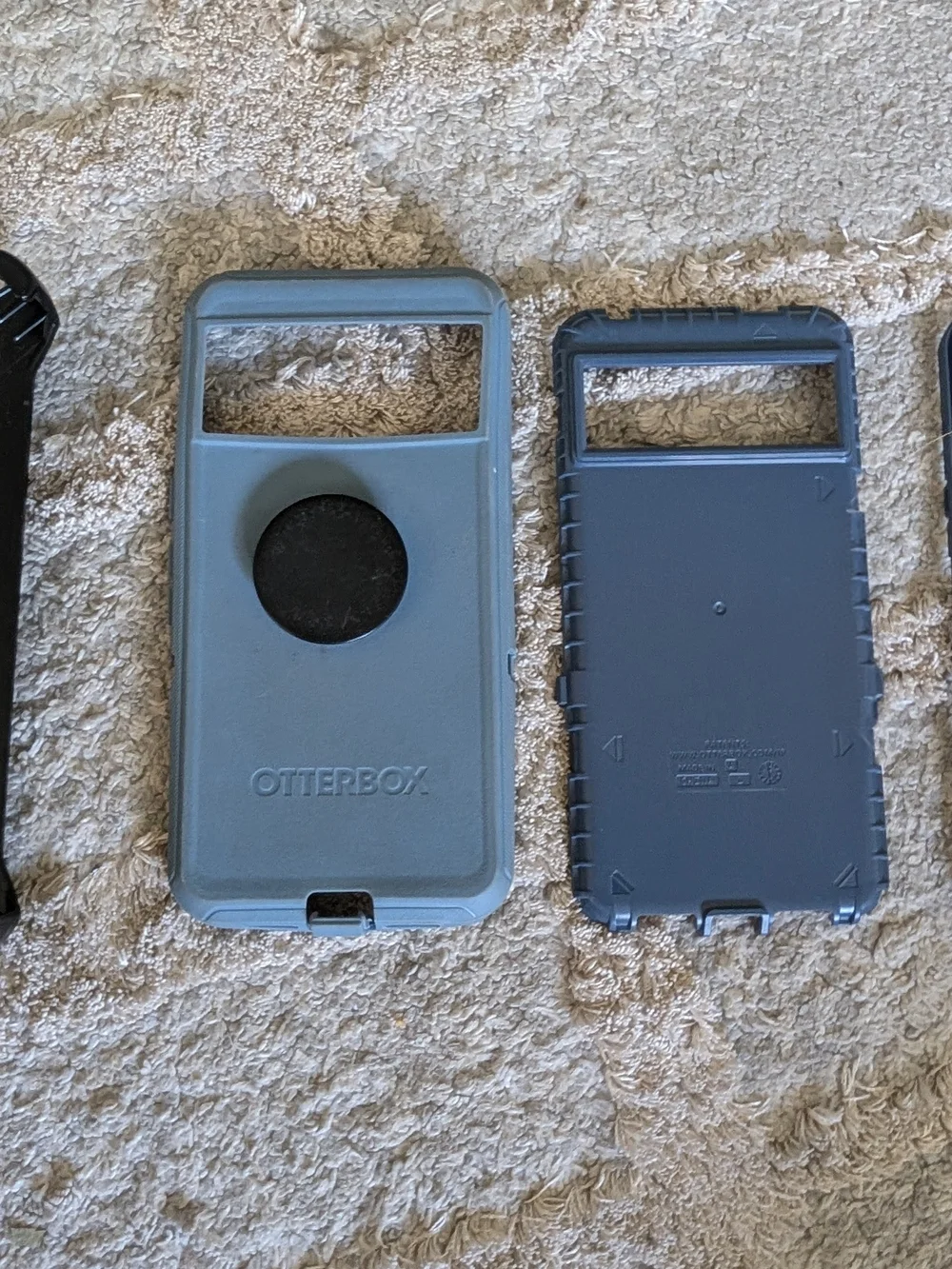 Pixel 8 pro Wht Dome Glass Screen Protector (1) AND OtterBox Defender Pro Case